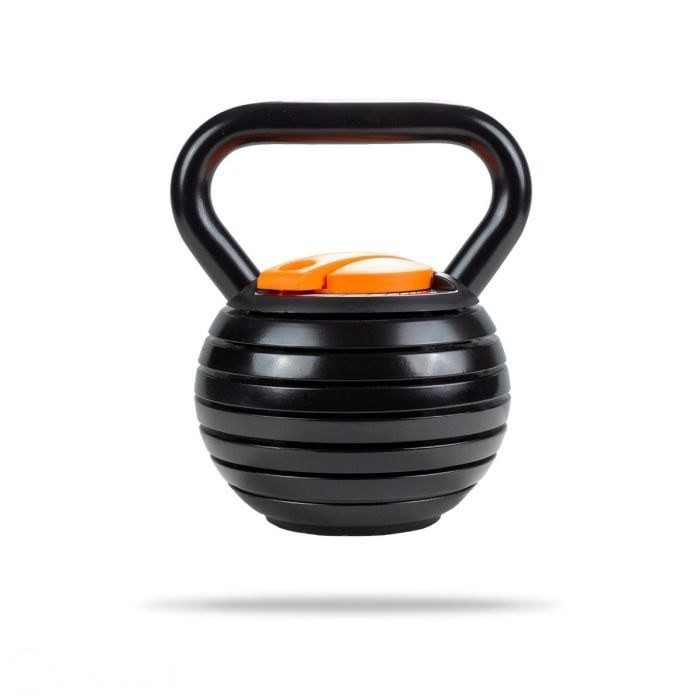 GymBeam nastaviteľný kettlebell 3,4–18 kg, čierny